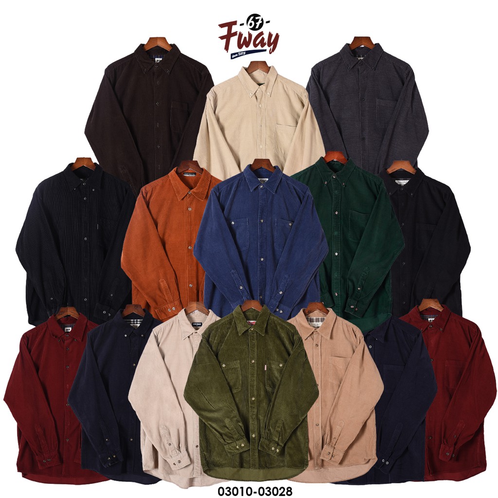 [Hàng chuẩn Nhật] Sơ mi nhung tăm Corduroy Shirt 2hand | BigBuy360 - bigbuy360.vn