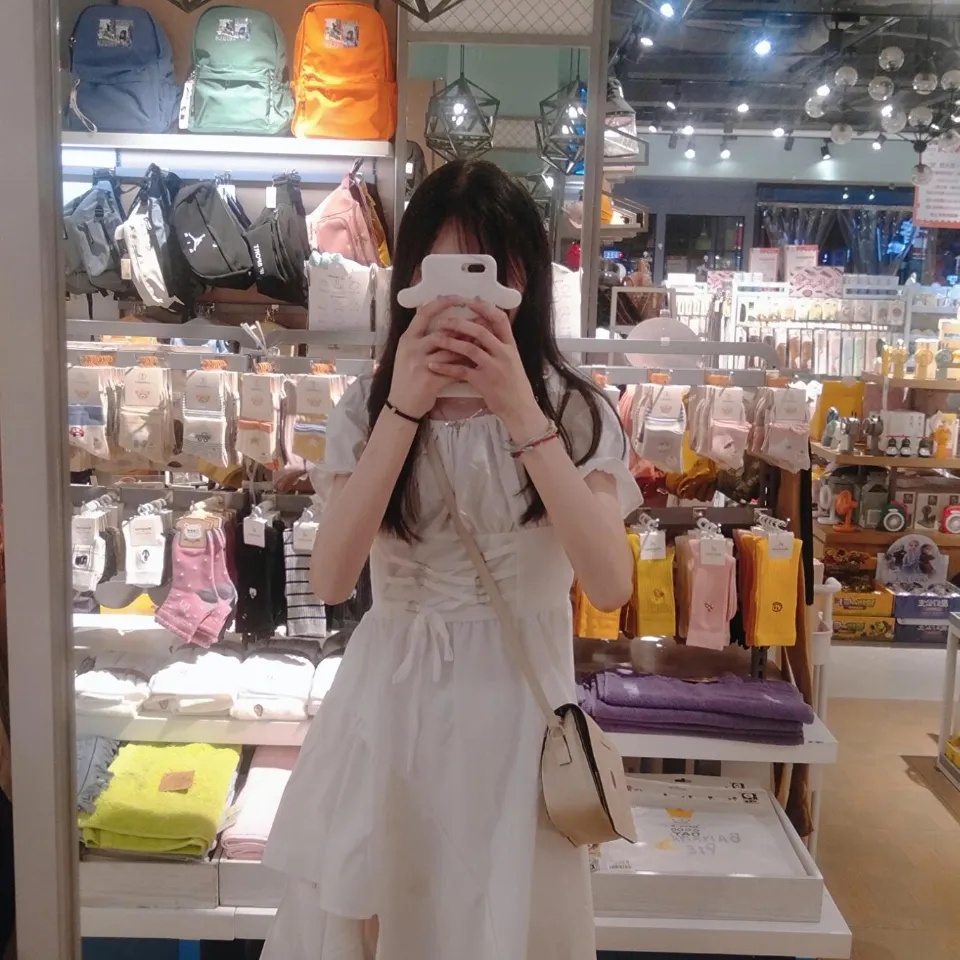 Đầm MURIOKI màu đen tay phồng thiết kế độc đáo thời trang mùa hè xinh xắn cho nữ