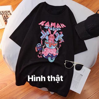 Áo thun from rộng [ KAWAll ] Size M,L,XL KL Unisex