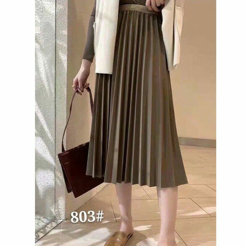 #803 Chân váy xòe ly chất vải mới hàng mềm, đẹp