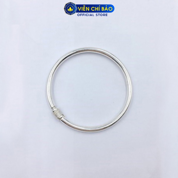 Lắc tay bạc trơn trẻ em kid chất liệu bạc S925 quà tặng thôi nôi đầy tháng Viễn Chí Bảo L400153