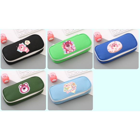 Hộp bút  gấu dâu tây lotso nhiều ngăn HB2N45 bóp viết dễ thương gấu thỏ cherie berie thỏ stella cáo lina  DF friends