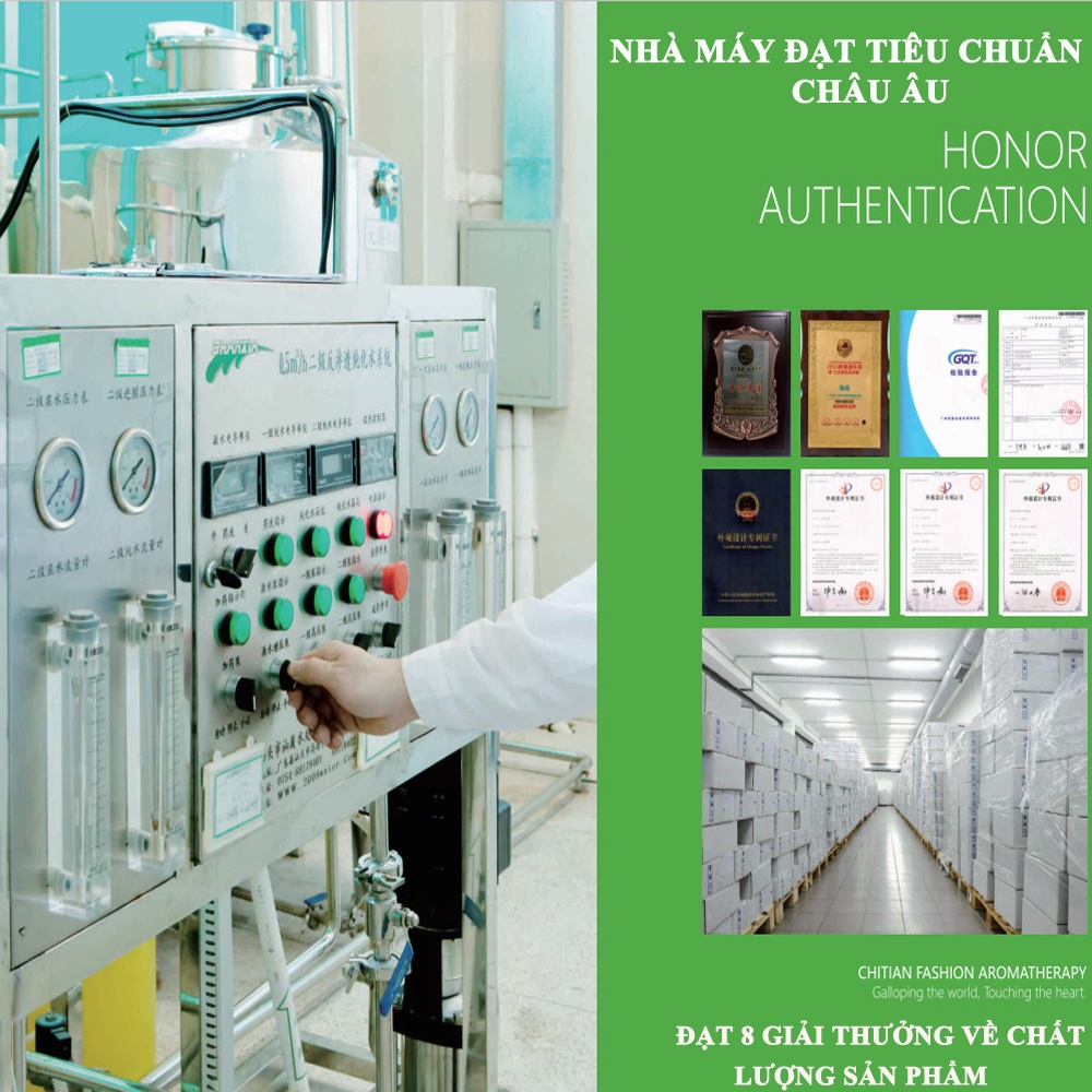 Nước hoa ô tô Chitian chính hãng tinh dầu xe hơi cao cấp đặt taplo ô tô khử mùi chống say xe hoàn toàn từ thiên nhiên