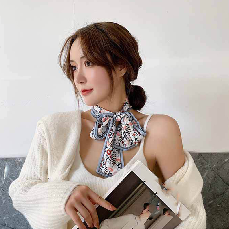 Khăn choàng cổ họa tiết hoa nhiều màu thời trang cho nữ