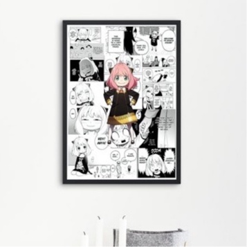 Set Poster Manga Spy X Family - Gia Đình Điệp Viên - Poster Dán - Có Màng Cán - Trang Trí Tường
