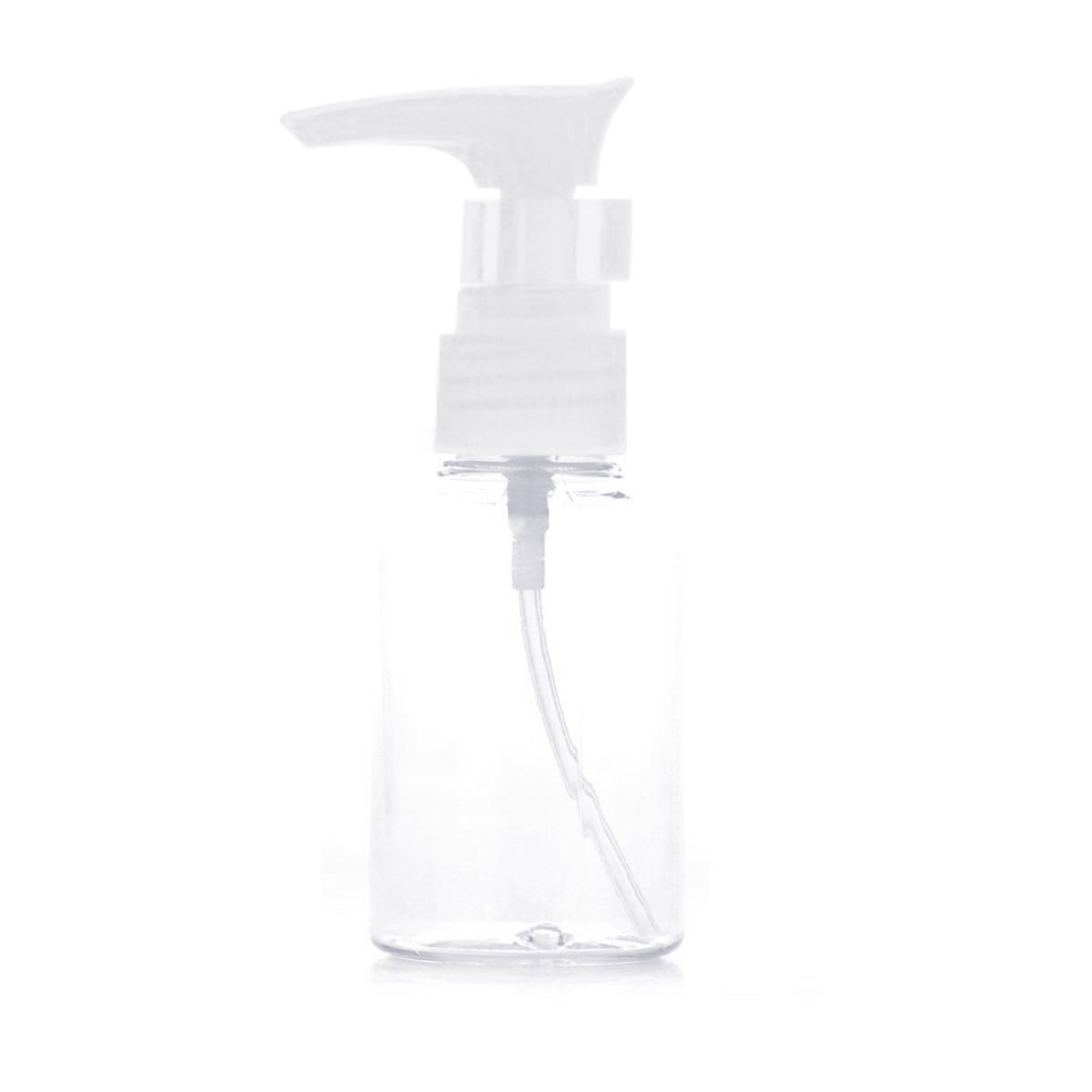 Bình Nhựa Rỗng Trong Suốt Dạng Nhấn Đựng Dầu Gội Có Thể Đổ Đầy 100ml