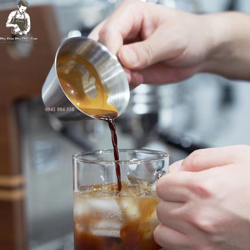 Ly Espresso 100ml Bằng Thép Không Gỉ - Ca Espresso 100ml Bằng Thép Không Gỉ