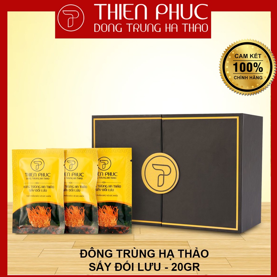 [ Chính hãng] Quả thể đông trùng hạ thảo Thiên Phúc sấy đối lưu 20gr