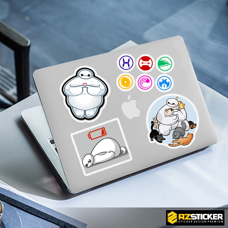 Sticker Dán Laptop, Dán Điện Thoại, Dán Nón Bảo Hiểm, Tem Dán Xe Chống Thấm Nước, Chống Bay Màu | Set Singer Big Hero 6