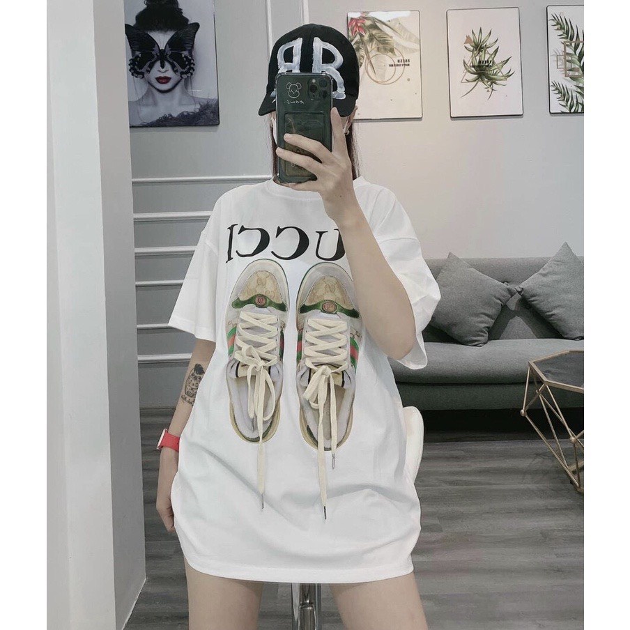 Áo Phông  Áo Thun Quảng Châu Form Rộng Tay Lỡ Giá Rẻ vải Cotton 100% co giãn Siêu Mát, Không Xù