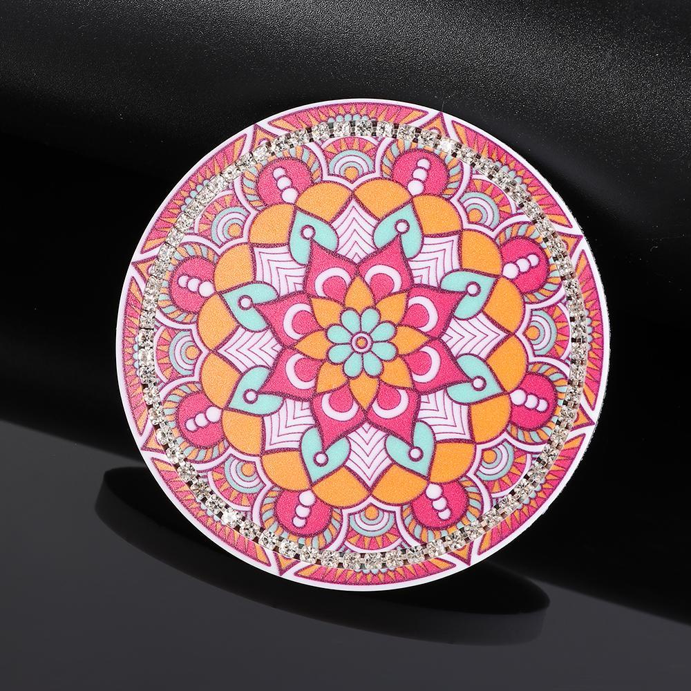 Xe Hơi Đồ Chơi Chất Lượng Cao|Đế Lót Ly Bằng Cao Su Chống Trượt Họa Tiết Mandala Độc Đáo