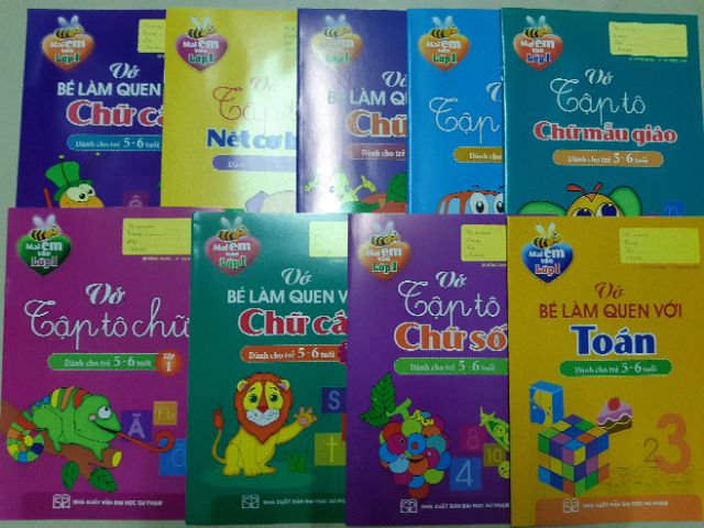 Sách -Mai Em Vào Lớp  1 - Dành Cho Trẻ 5-6 Tuổi (Túi 9 Cuốn) | BigBuy360 - bigbuy360.vn