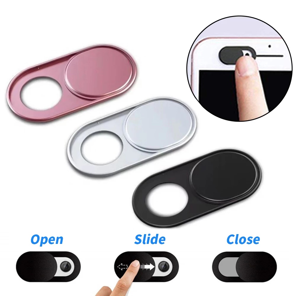 Ultra Miếng Dán Bảo Vệ Camera Bằng Kim Loại Siêu Mỏng Dạng Trượt Cho Laptop Máy Tính Bảng Điện Thoại