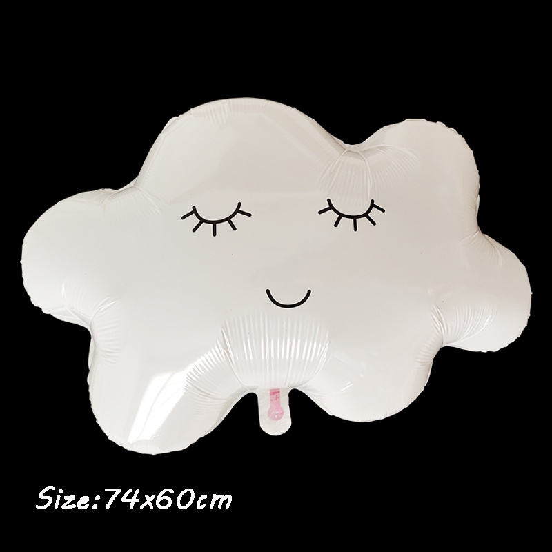 Bong Bóng Trang Trí Sinh Nhật 1 Tuổi Hình Chữ Số 1 Vương Miện Màu Trắng Dành Cho Bé Trai Bé Gái