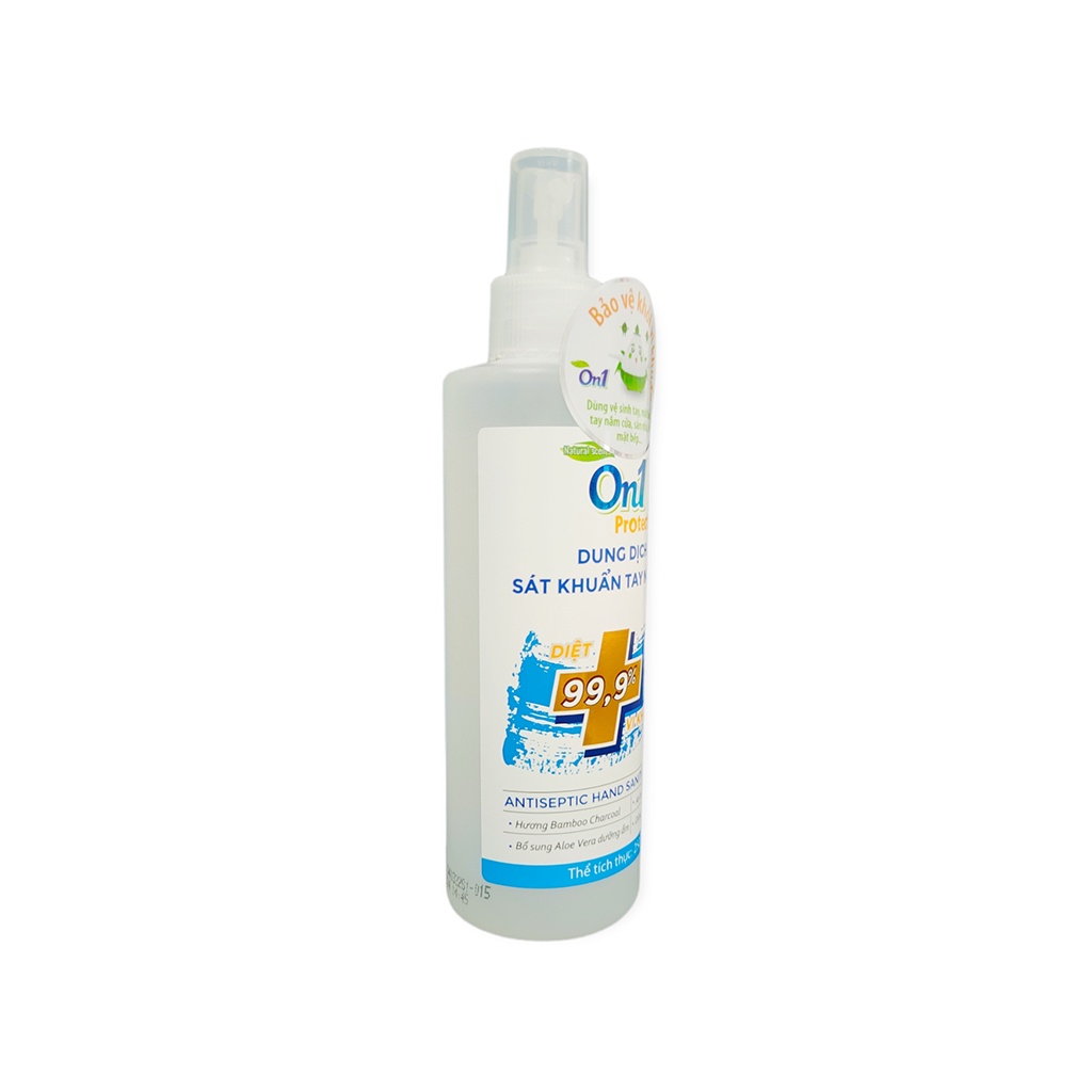 Dung Dịch Sát Khuẩn Rửa Tay Khô On1 Hương Bamboo 250ml Diệt Khuẩn Nhanh Khô Chai Xịt Tiện Lợi