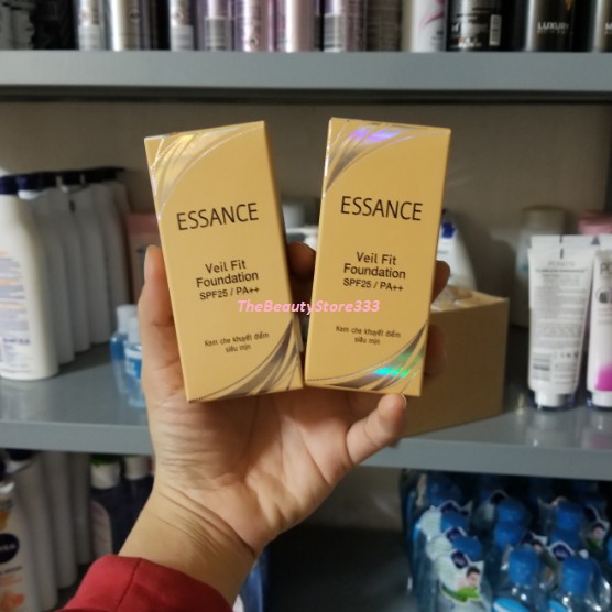 [MẪU MỚI] Kem che khuyết điểm siêu mịn Essance Veil Fit Foundation SPF25 PA++ 30g | BigBuy360 - bigbuy360.vn