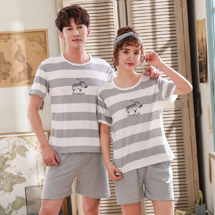 áo nữ đồ bộ pyjama Pijama Set Đồ Ngủ Vải Phi Bóng Quyến Rũ Cho Cặp Đôi Đồ ngủ đôi đồ mặc nhà thu đông lụa cặp đôi cao cấp nam | BigBuy360 - bigbuy360.vn