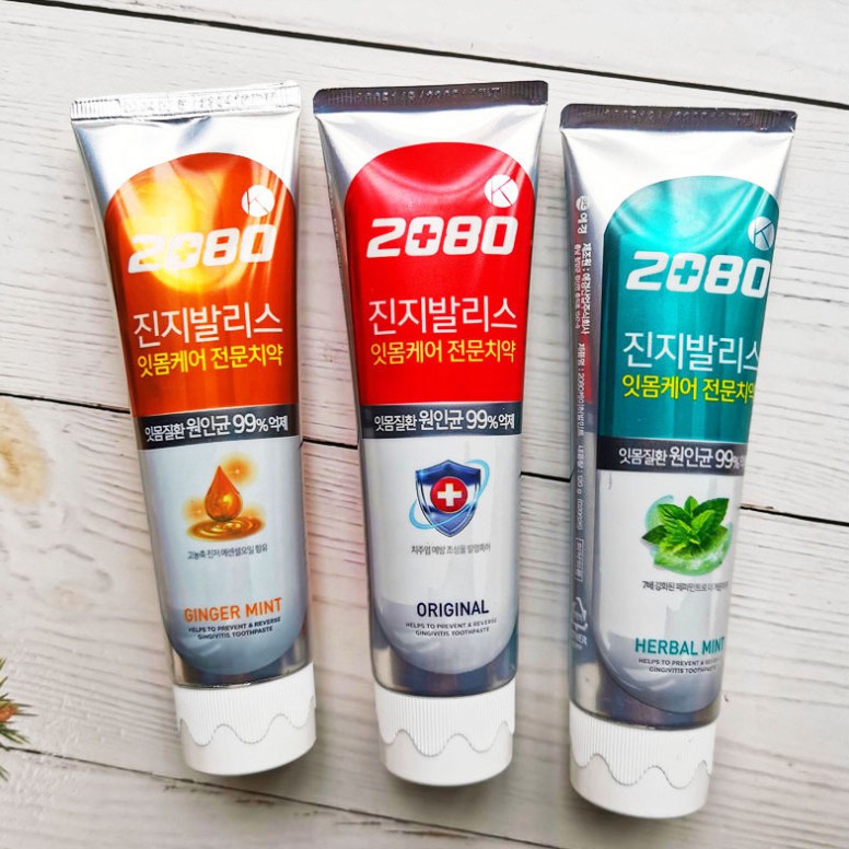 Kem đánh răng 2080 K Gingivalis Toothpaste Hàn Quốc 120gr