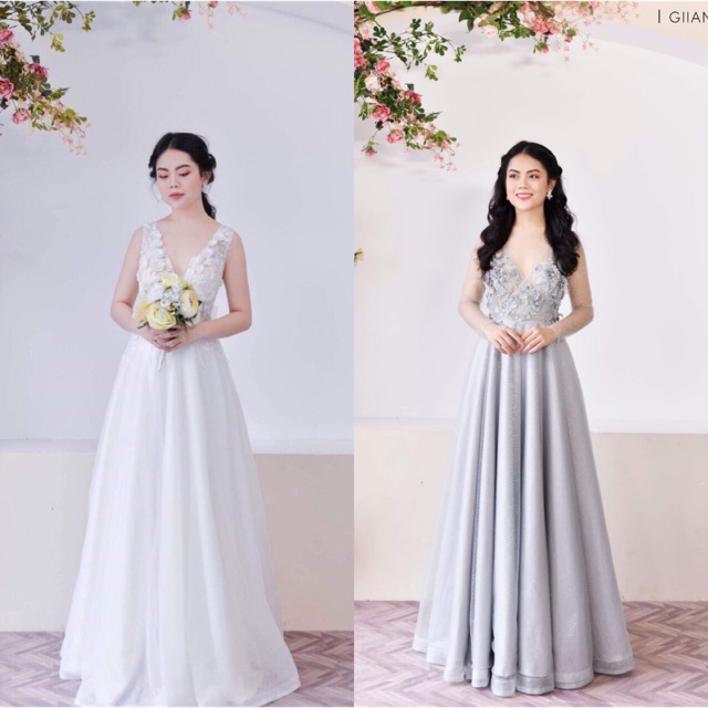 ẢNH VÀ VIDEO THẬT 1000% - đầm dài phối hoa nổi