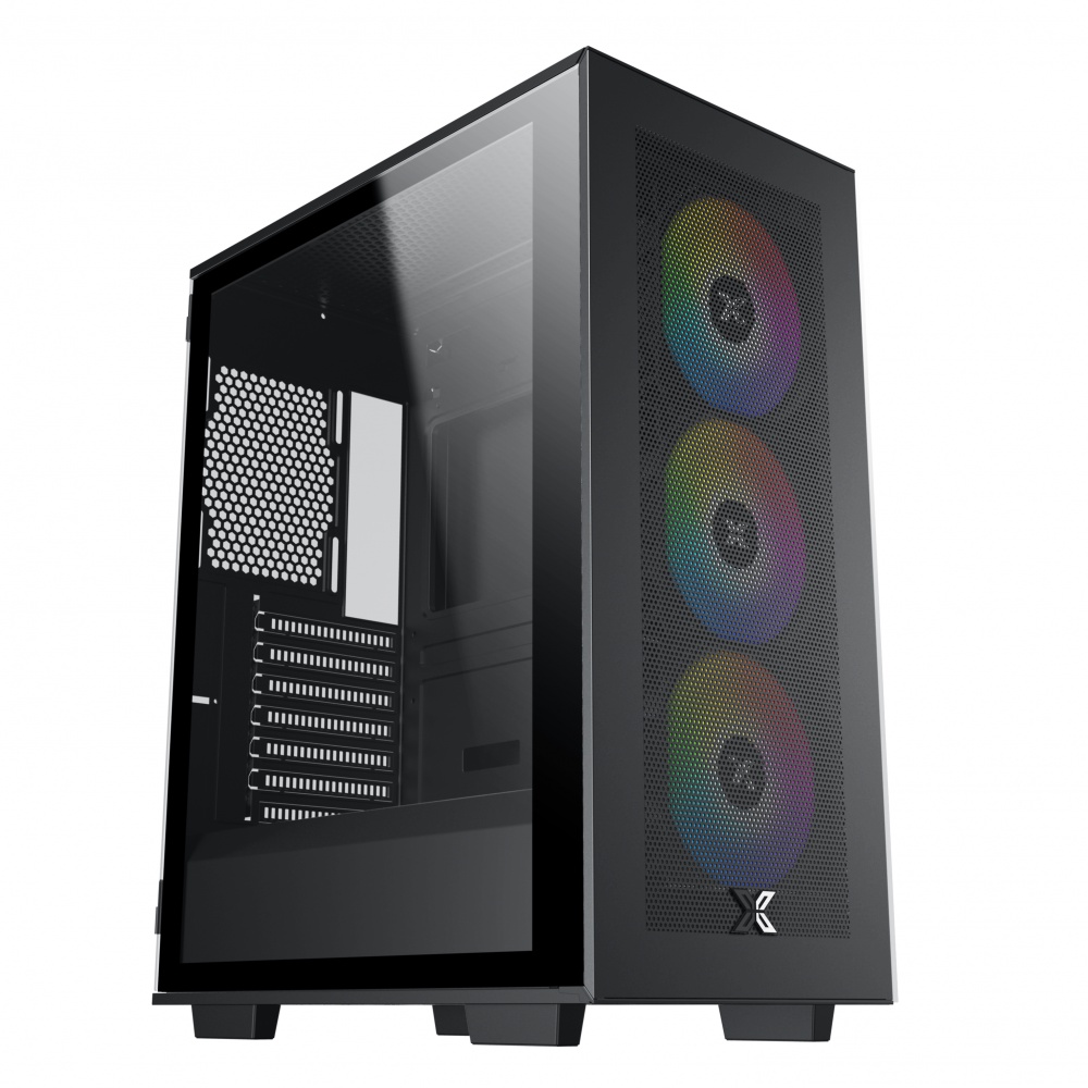 Vỏ máy tính XIGMATEK LUX E 3FX  - PREMIUM GAMING ATX, KÈM 03 FAN XIGMATEK X22ARGB