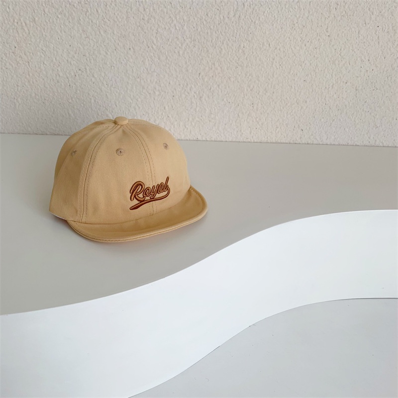 Mũ Lưỡi Trai Vành Mềm Thêu Chữ Kiểu Hàn Quốc Dễ Thương Cho Bé