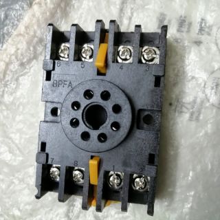 Đế rờ le đồng hồ nhiệt 8 chân tròn lớn 8PFA