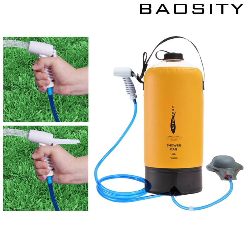 (Baosity) Túi Tắm 10l Bơm Hơi Bằng Pvc Màu Vàng