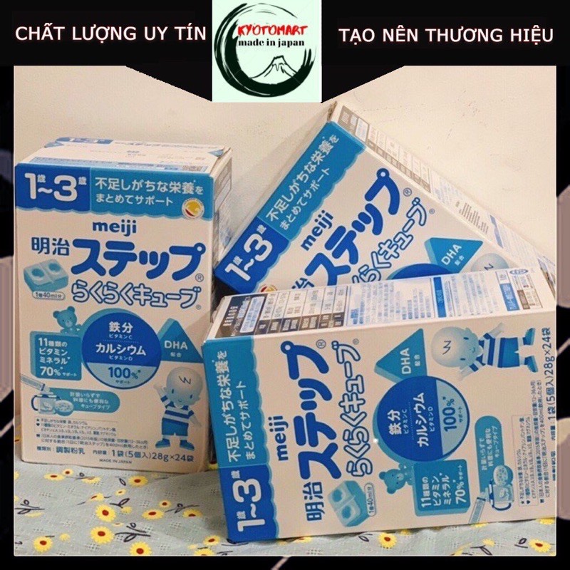 Sữa Meiji 24 thanh 1-3 (sữa nhật nội địa )