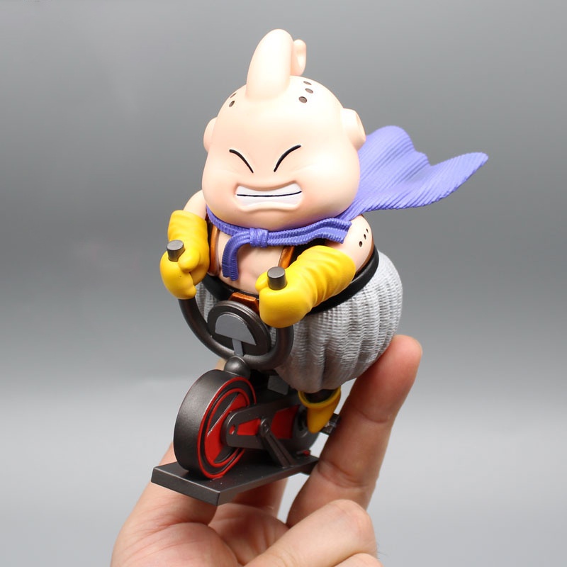 Mô hình majin buu ma bư mập béo tập đạp xe siêu đẹp