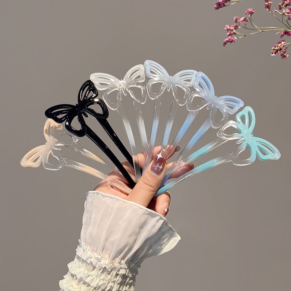 Kẹp Tóc Hình Chữ U Bằng Nhựa Nhiều Màu Sắc Dễ Thương Cho Nữ