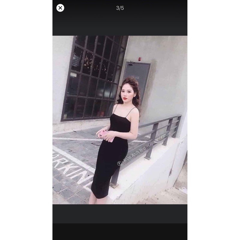 Váy 2 dây thun quai sợi bún | BigBuy360 - bigbuy360.vn