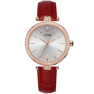 ĐỒNG HỒ NỮ DÂY DA SINO ĐÍNH ĐÁ CAO CẤP S8399