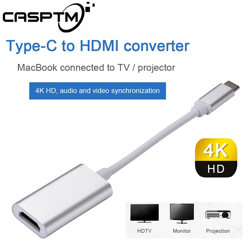 Cáp chuyển đổi 4K có cổng loại C chuyển thành HDMI nối màn hình điều khiển cho Samsung S8