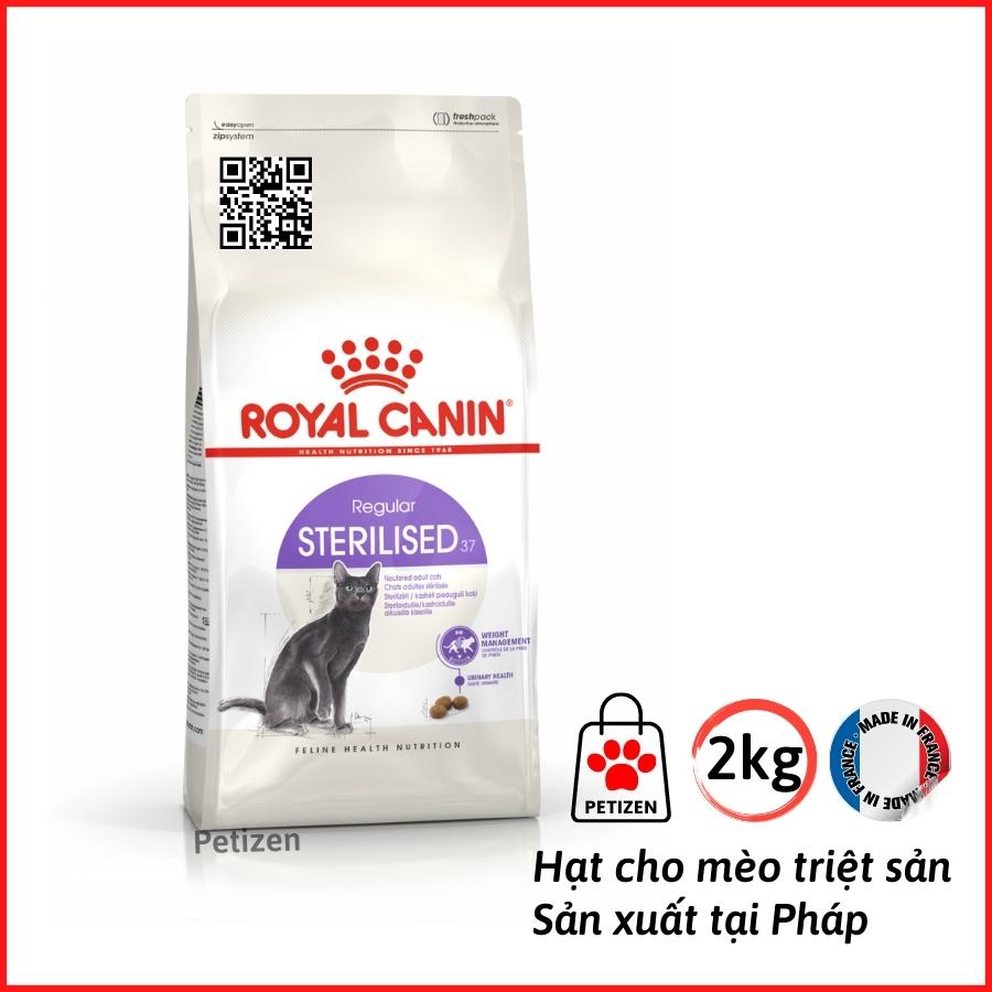 2kg - Thức ăn cho mèo triệt sản Royal Canin Sterilised - Petizen