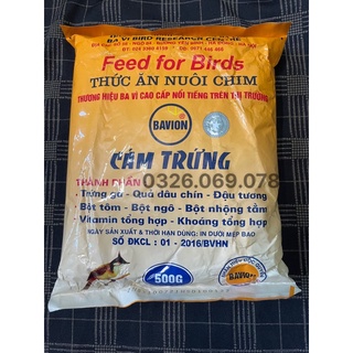 Cám trứng Ba Vì - thức ăn nuôi chim cao cấp gói 500g