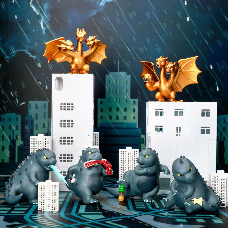 【In Stock】 Godzilla 2019 King of the Monsters Movie Exclusive Cinema Cute Figure Blind Box