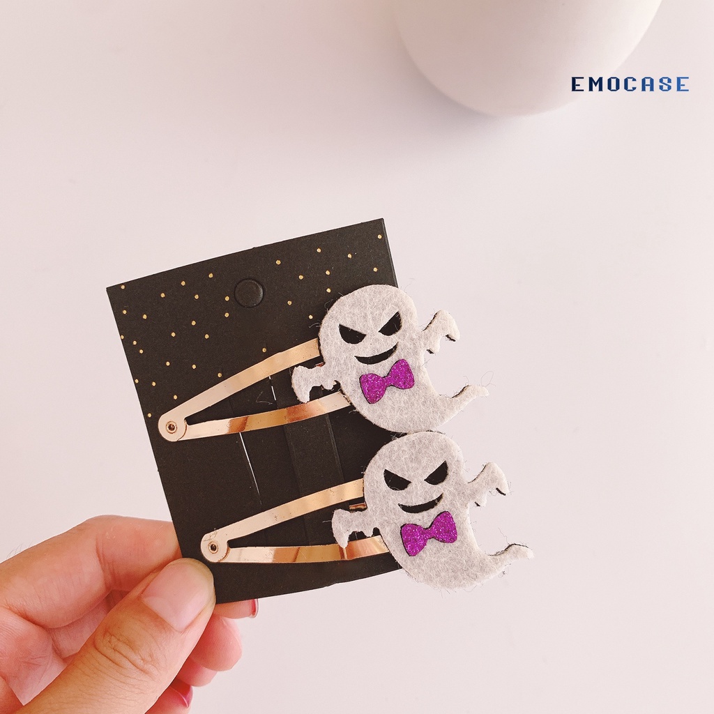 1 / 2 Kẹp Tóc Hình Hoạt Hình Phong Cách Halloween
