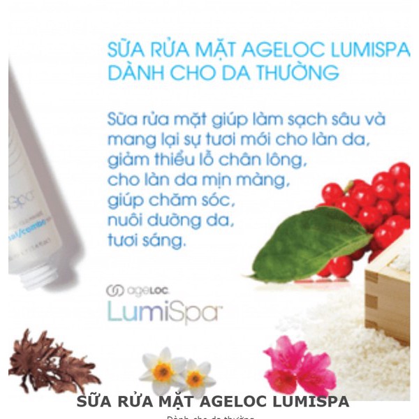 Sữa rửa mặt Nuskin ageLOC LumiSpa