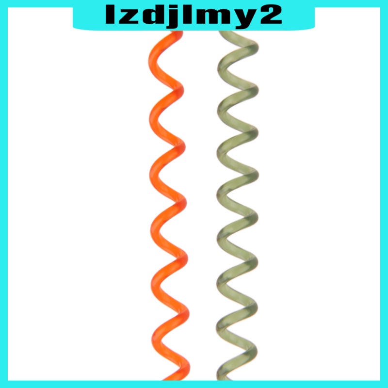 12pcs Spiral Keyring Key Chain Stretchable String Key Clip Holder