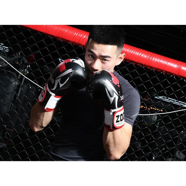 🎁 Găng tay boxing cao cấp Zooboo chữ Z ⚡FREE SHIP⚡ Găng tay đấm bốc