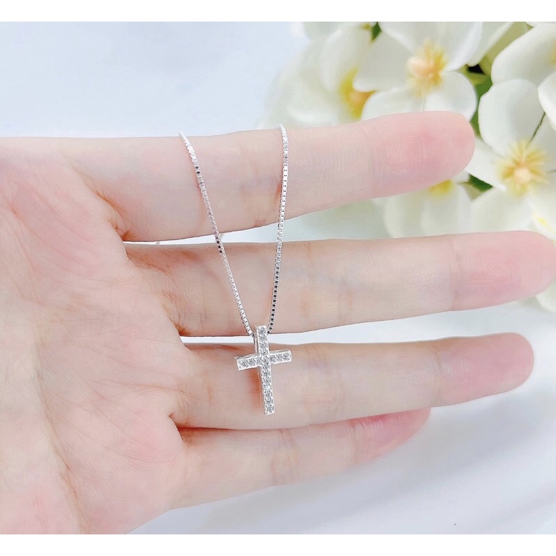 DÂY CHUYỀN THÁNH GIÁ NHỎ XINH CHO NỮ - DÂY BẠC S925