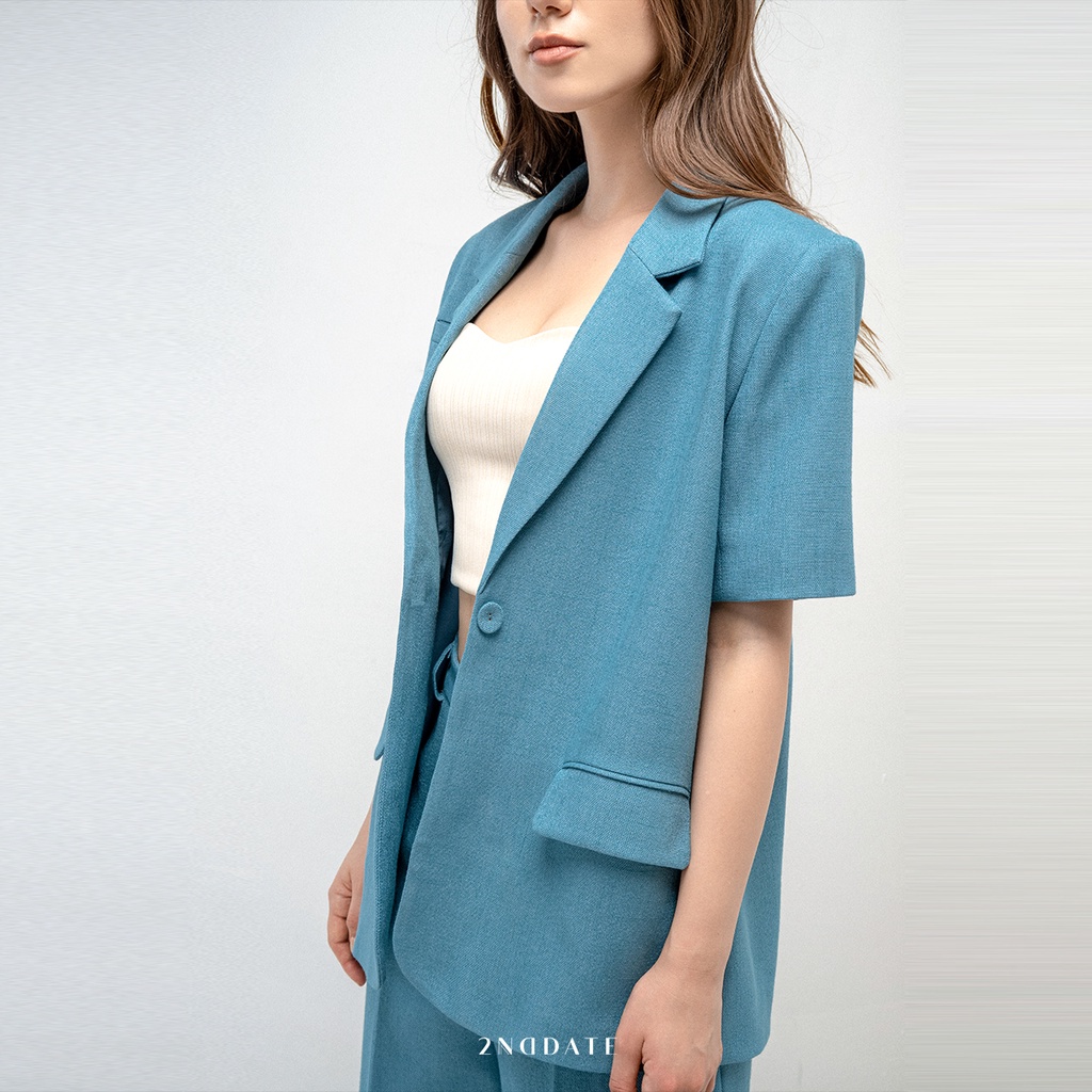 Blazer cộc tay độn vai 2NDDATE BL031B