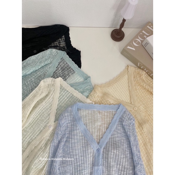 Áo len khoác 1 cúc