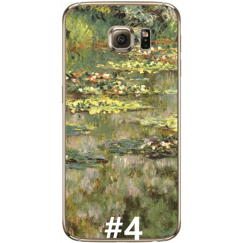 Ốp điện thoại TPU mềm hình vẽ Van Gogh cho Samsung Galaxy S6 Edge Plus /S5 /S4/i9600 /i9500