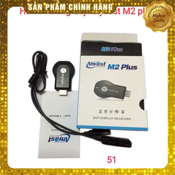 (Xả Kho) HDMI không dây AnyCast M2 Plus - TỐC ĐỘ CỰC NHANH Sản phẩm chất lượng