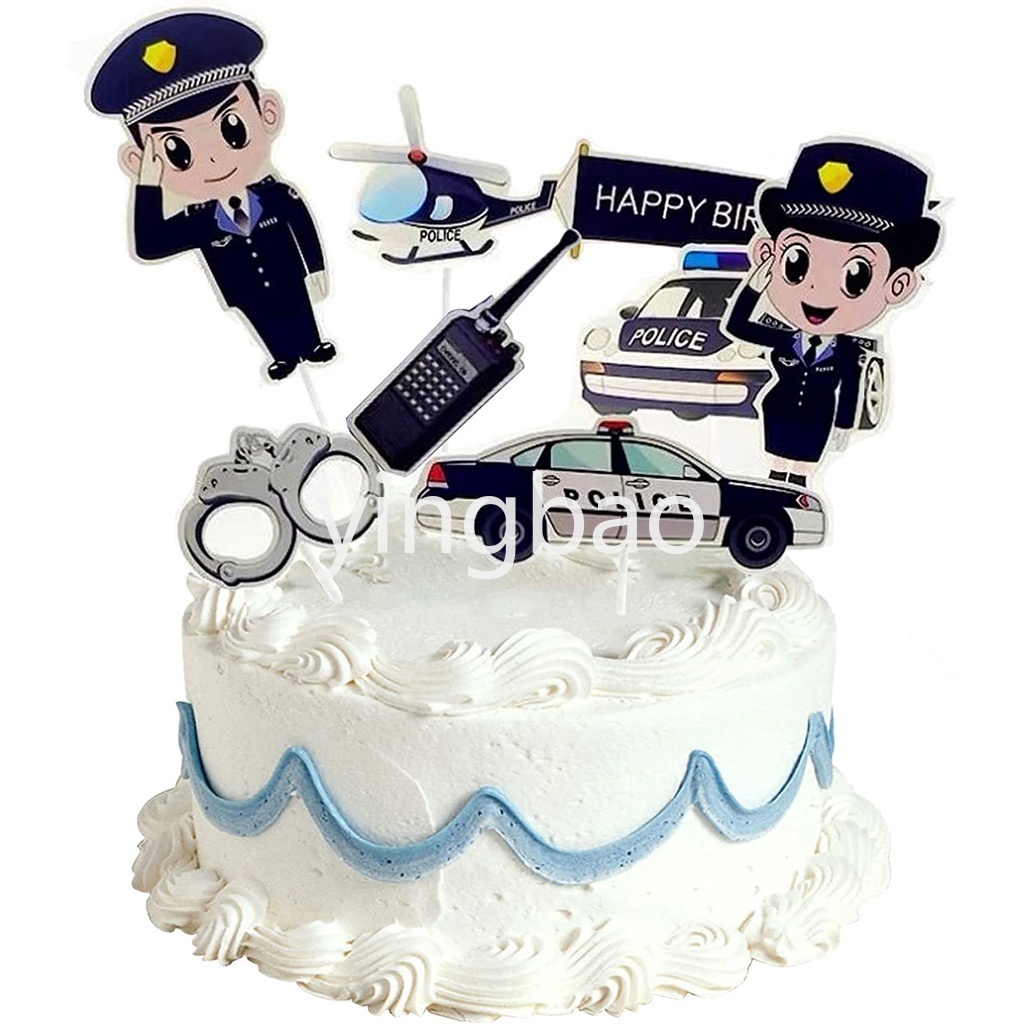 Set 7 Que Gắn Chữ Happy Birthday Cắm Trang Trí Bánh Sinh Nhật