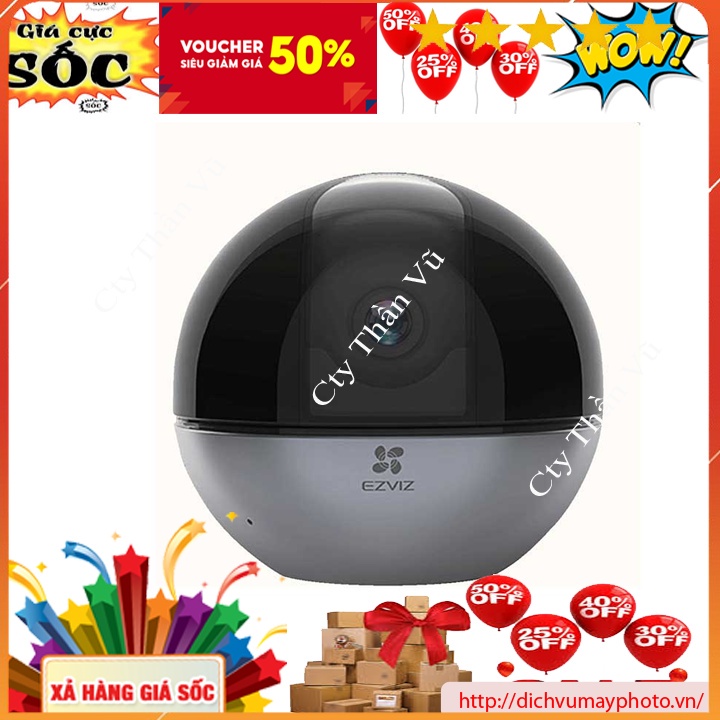 Camera quan sát Ezviz C6W quay quét 360 độ hàng mới chất lượng tốt Kholinhkienmayin