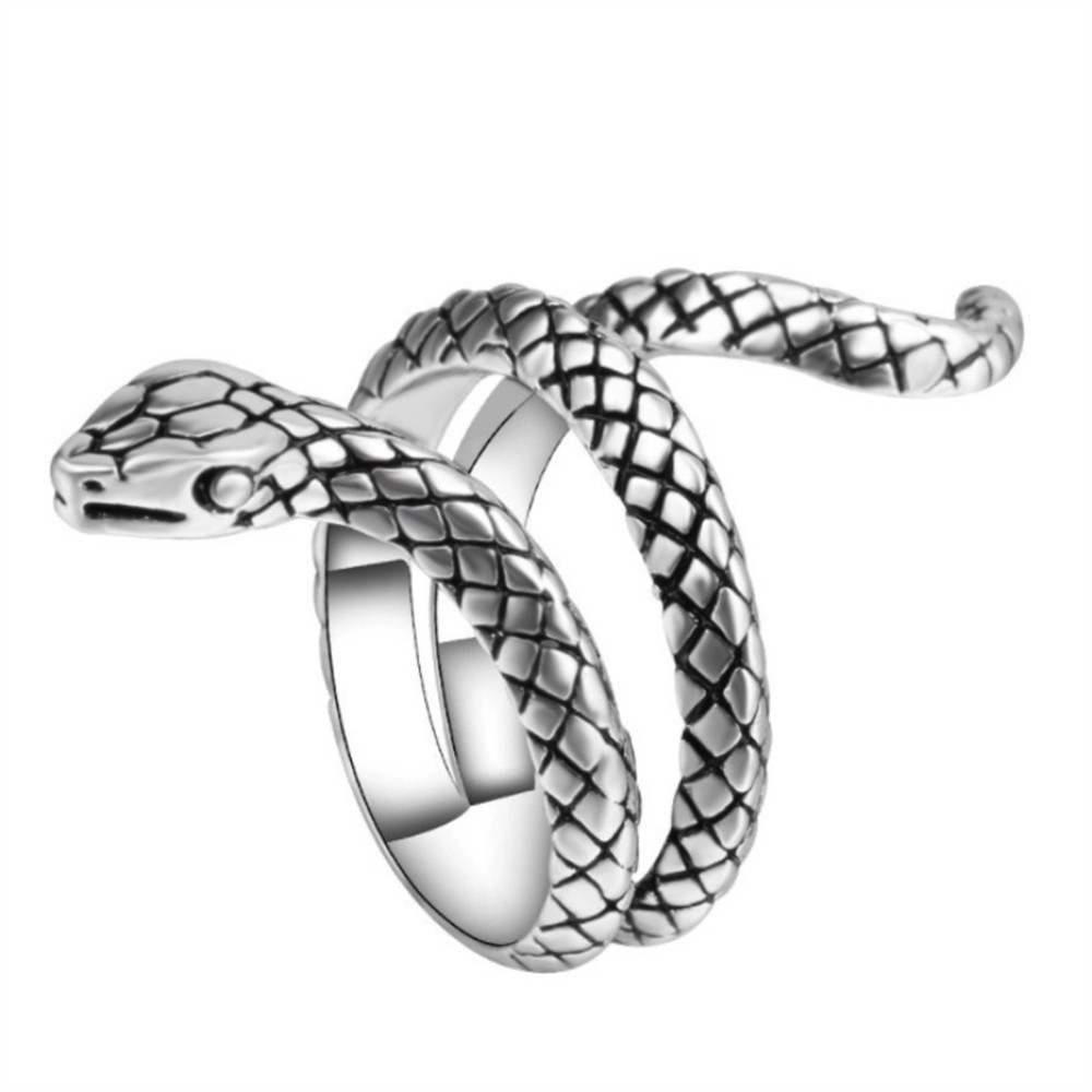 Nhẫn thiết kế kiểu dáng rắn độc đáo thời trang cho nữ / nam
