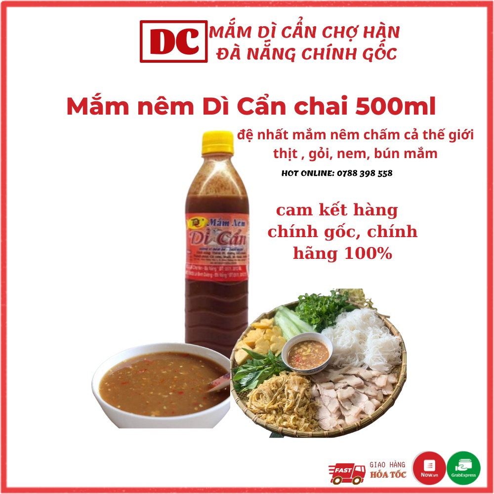 Mắm Nêm Dì Cẩn chính hiệu chính gốc  500gr - Đặc Sản nổi tiếng Đà Nẵng | BigBuy360 - bigbuy360.vn