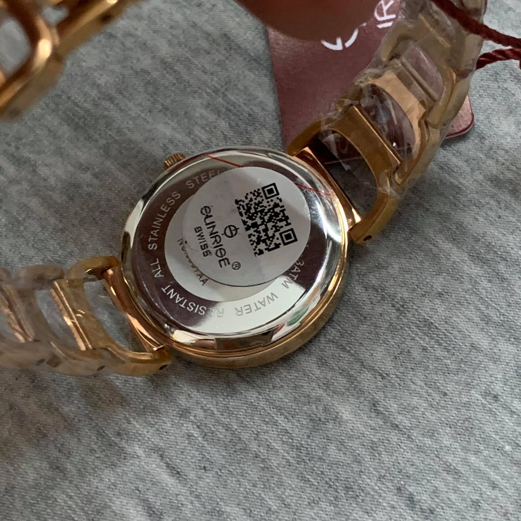 Đồng hồ Sunrise nữ chính hãng Nhật Bản L9997SA.RG.T - kính saphire chống trầy - bảo